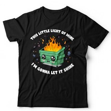 Mental Health T Shirt This Little Light Of Mine Unisex &Kids Funny Dumpster Fire