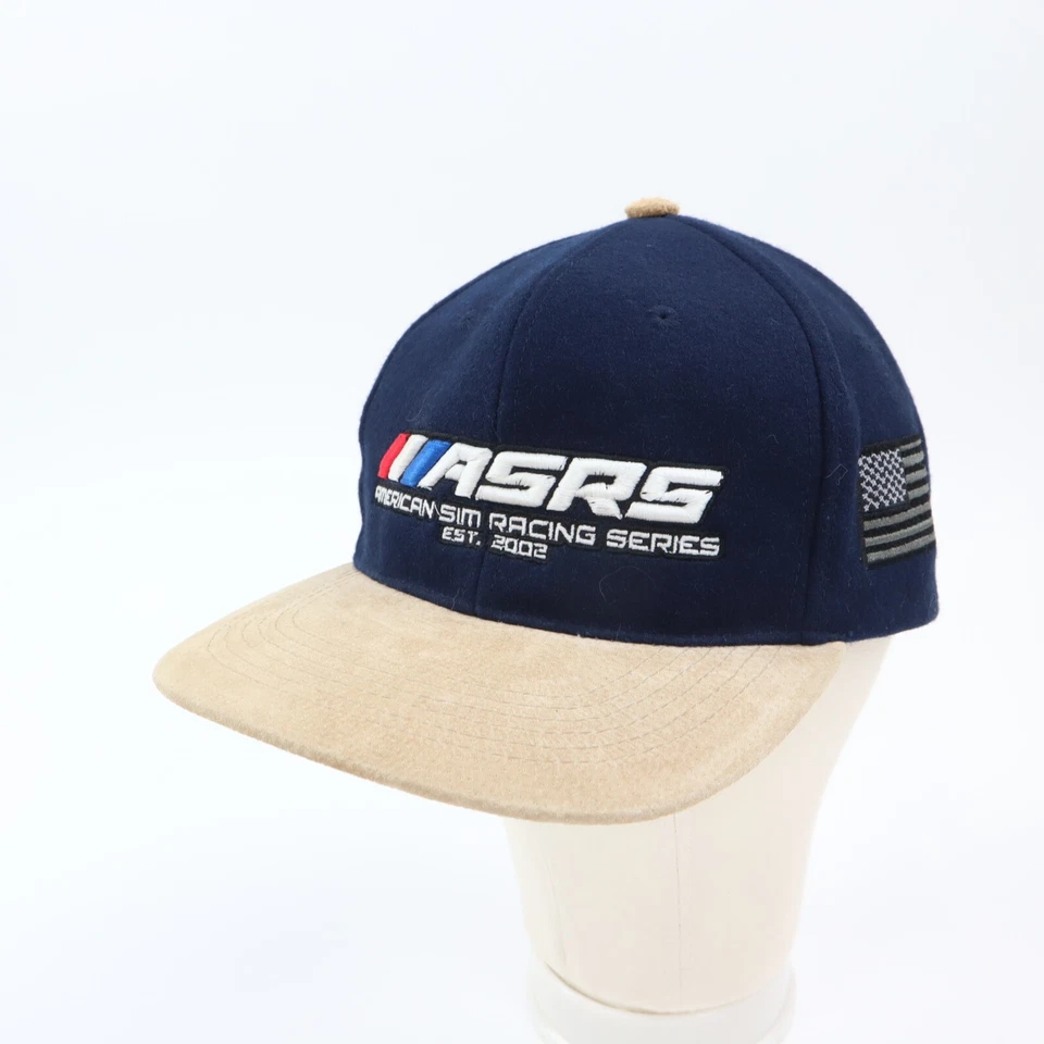 American Sim Racing Series ASRS Sombrero Lana con Ala de Gamuza Gorra iRacing NUEVO NUEVO SIN ETIQUETAS Foto 3 de 4
