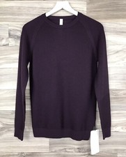 Lululemon Simply Wool Sweater Merino Wool Size 2     Black Cherry BCHR 71486