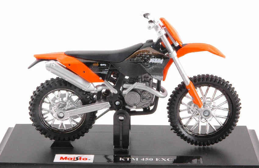 Ktm 450 Exc Motocross 1:18 Modell 09267B Maisto - Bild 1 von 1