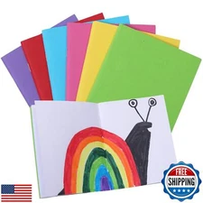 6 Pack Blank Books for Kids to Write Stories, Mini Notebooks Bulk Small Unlin