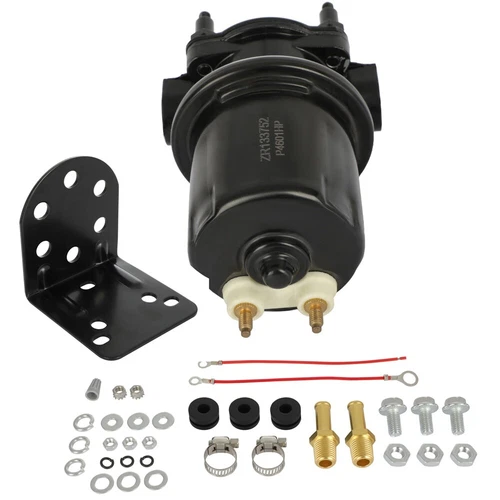 Black Electric Fuel Pump Alternative 100GPH 15 PSI P4601HP - Picture 4 of 12