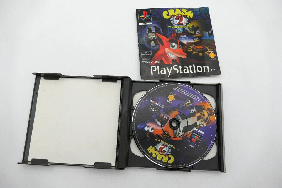 Crash Bandikoot 2 - Black Label Playstation 1 / PS1 / Guter Zustand m. Anleitung - Bild 2 von 4