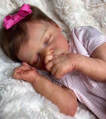 Baby Reborn Doll Girl Newborn 18 Realistic Toy Silicone Handmade Lifelike Body Ebay