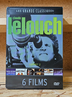 CLAUDE LELOUCH COFFRET 2 DVD SET 6 Films ENGLISH SUBTITLES VIVA LA VIE
