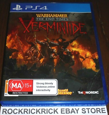 PLAYSTATION 4 GAME PS4 WARHAMMER THE END TIMES VERMINTIDE PAL (BRAND NEW)