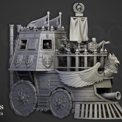 Unidad de tanque Highland Miniatures Iron Opinicus Sream - Imagen 11 de 16