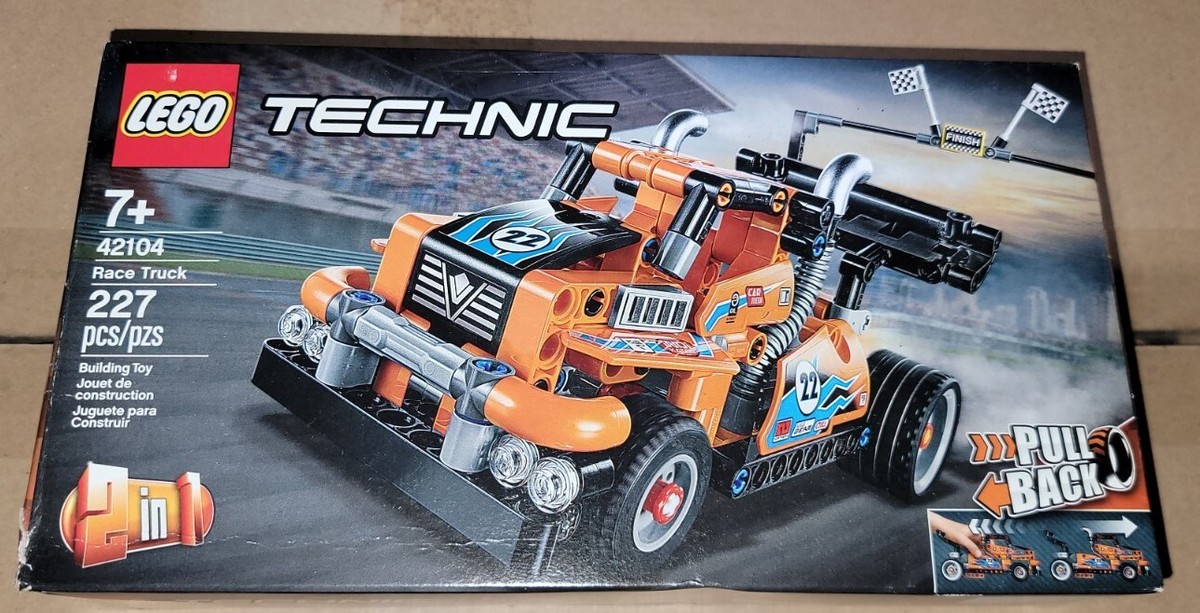 Lego Technic Race Truck 42104 Building Kit Retired Set NEW