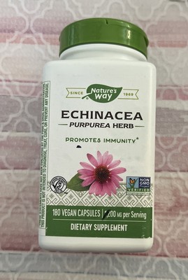 Nature's Way Echinacea Promotes Immunity 180 VegCaps Exp 02/27