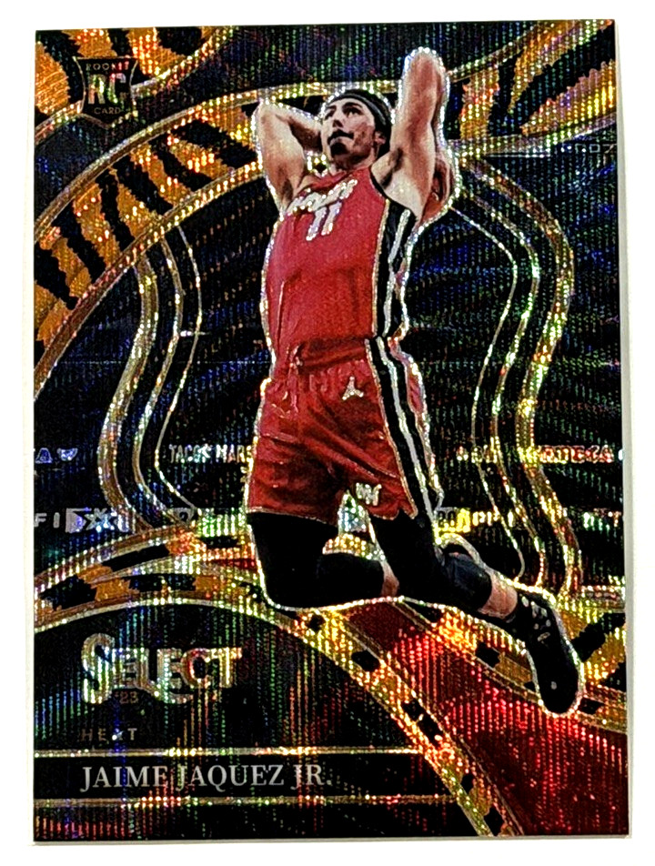 2023-24 PANINI SELECT JAIME JAQUEZ ROOKIE CARD RC COURTSIDE TIGER PRIZM