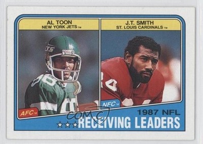 1988 Topps Receiving Leaders JT Smith Al Toon #216 1c4