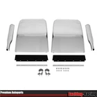 34"x24" stainless steel quarter fender kit pair universal truck w/ Triangle Arm