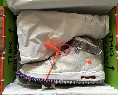 Nike Air Force 1 Mid Off White White US13 EU47,5 UK12