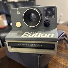 Polaroid The Button Land Camera Instant Film Camera - Tested  Works No Battery