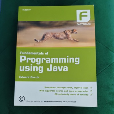 The Fundamentals of Programming Using Java-Edward Currie