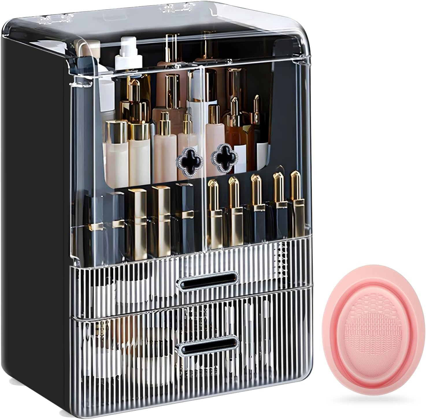 Organizer Trucchi Professionale Grande - Porta Trucchi Antipolvere