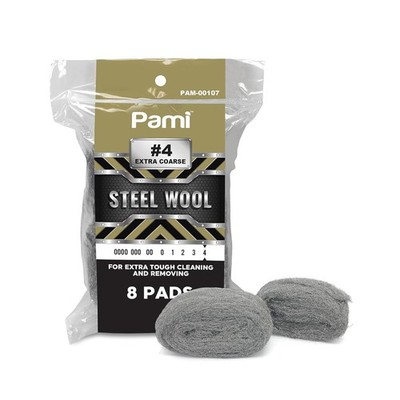 Fine Steel Wool Pads | Glass Polishing Rust Removal Cleaning Scrubbers | 16 32ct