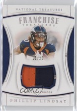 2019 Panini National Treasures Franchise Prime 15/25 Phillip Lindsay #FT-5 iw2