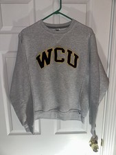 Vintage Collage NCAA WCU Russell Crewneck Size S. Made In USA sport Rare 90’s