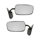 Manual Side View Mirrors Black Left & Right Pair For Chevy Pickup Truck 
