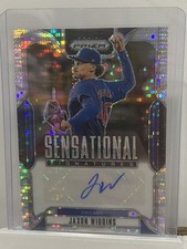 2025 Panini Prizm Sensational Signatures Jaxon Wiggins Pulsar Prizm /199 AU, RC