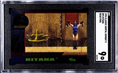 1994 Classic MK2 Mortal Kombat II 2 Chase Card Dead Pool Move Kitana DP3 SGC 9