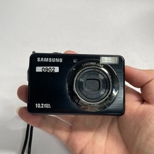 Used Samsung PL50 Digital Camera 10.2MP 3x Zoom Compact Retro CCD Camera