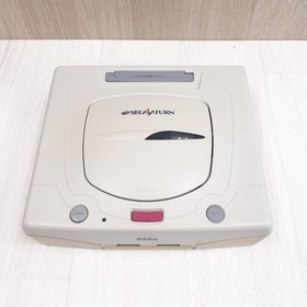 Sega Saturn Console bundle with 2 controllers 3 games &memory Japan White NTSC-J