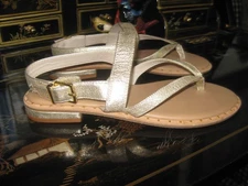 New Kenneth Cole Reaction Women’s Sandals Gold Leather Strappy TAMA