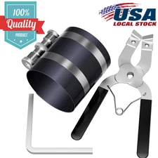 Piston Ring Compressor Tool,Car Car Engine Piston Ring Installer Removal Kit US