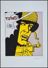 Roy Lichtenstein * live ammo * 50 x 35 cm * signed lithograph * limited # 60/150