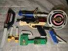 Power Rangers Zeo Vintage 7 In 1 Blaster Set Complete 1996 Bandai