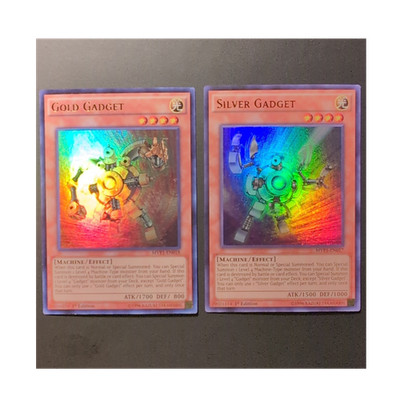 Konami Yu-Gi-Oh! Gold Gadget Silver Gadget MVP1 1st Edition Holo x2