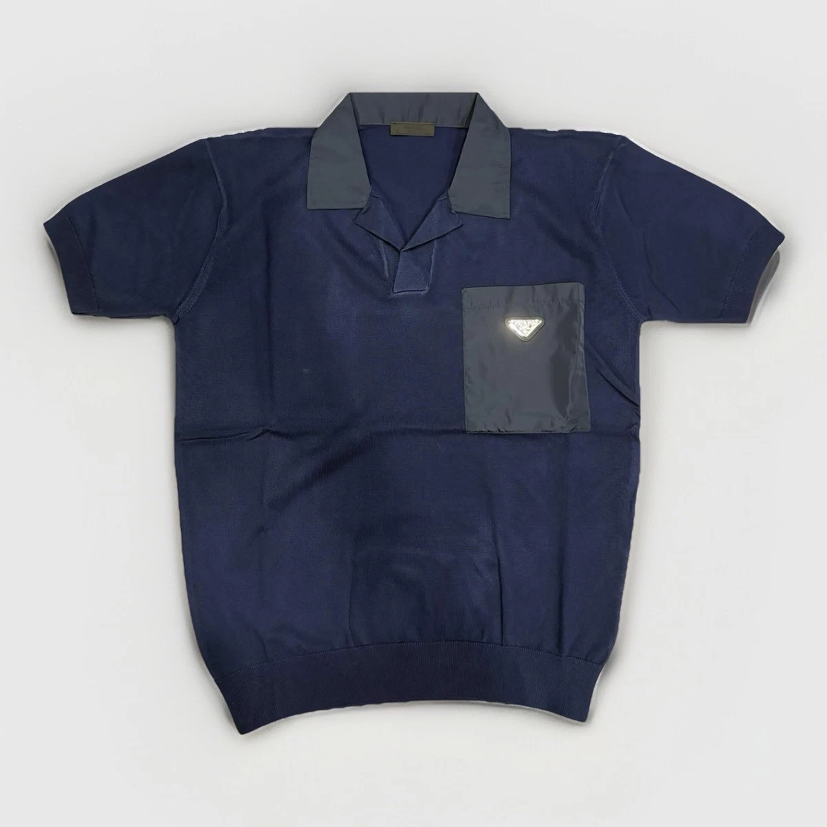 PRADA Short Sleeve Blue Shirts for Men for sale | eBay