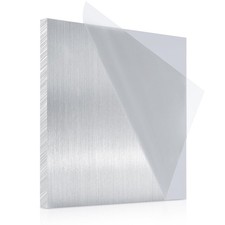 Heavy Duty 6061 Aluminum Sheet 12x12x3/8" - Heat Treatable Metal for Crafting