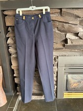 ST. JOHN SPORT BY MARIE GRAY SIZE 10 FIVE POCKET DARK NAVY BLUE PANT