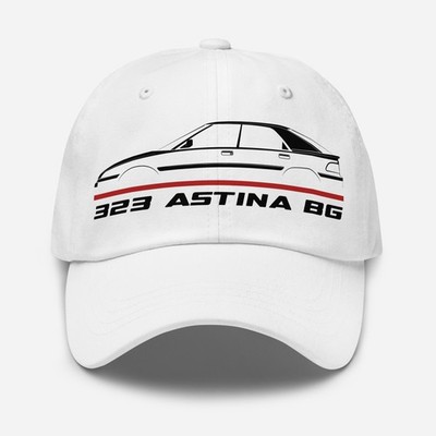 Premium Dad Hat For Mazda 323 Astina BG 1989-1994 Car Fans Cap Birthday Gift