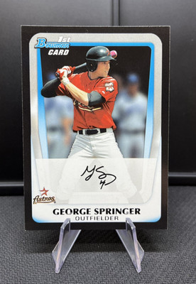 2011  Bowman Draft Picks & Prospects  George Springer #BDPP81 Astros 1st RC