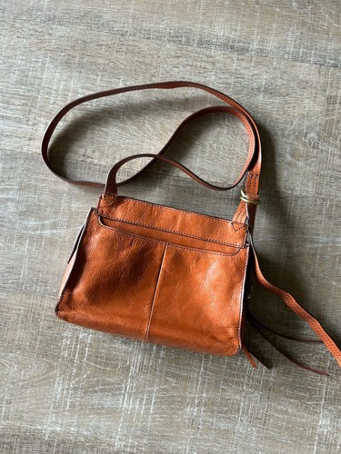 Borsa a tracolla HOBO International media in pelle marrone tracolla boho hippie - Foto 3 di 22