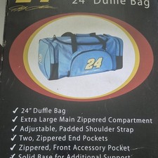 Jeff Gordon Extra Large Blue/Black Duffle Bag...