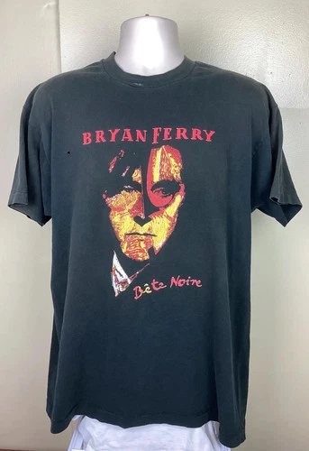 Bryan Ferry Bete Noire Concert T-Shirt Black XL 80s 1980s vintage concert t-shirt, vintage, size XL, single stitch, B+ condition
