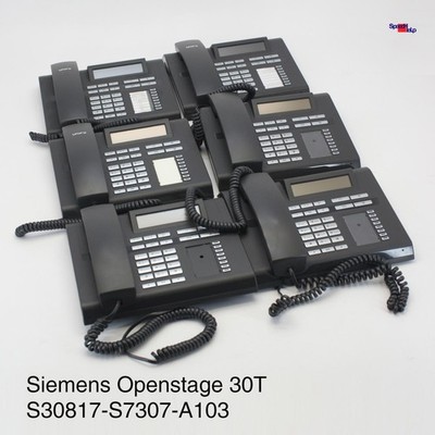 6X Phone Siemens Unify Openstage 30T Standard System Telephone S30817-S7307-A103