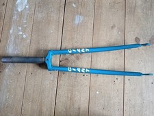 Vintage Road Bicycle GREEN Forks from a 56cm, 700c, race bike, steel, GIANT 
