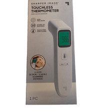 Sharper Image Touchless Thermometer  High-Precision Infrared Sensors Sealed