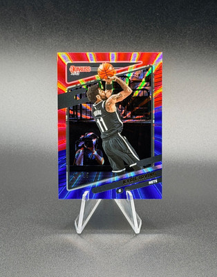 KYRIE IRVING 2021-22 Donruss #179 Red and Blue Holo Laser Prizm (Jersey #) 11/15
