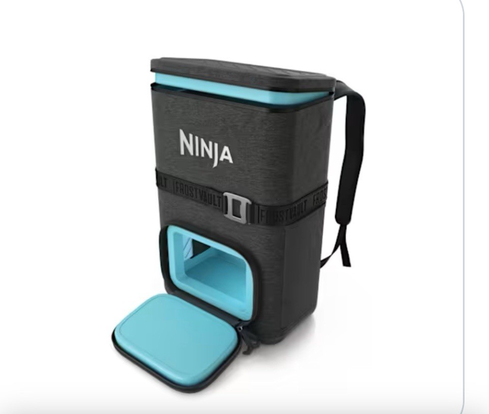 Ninja FrostVault Go 24-Can Backpack Cooler with Cold Dry-Zone Storage-image