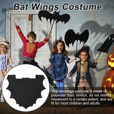 Halloween Cape Black One Piece Bat Cloak Halloween Cosplay Costumes JBBD