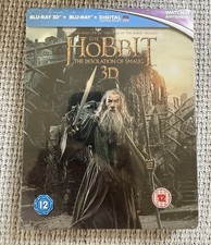 The Hobbit The Desolation Of Smaug 3D Blu Ray - Limited Steelbook Edition