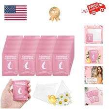 100 Feminine Wipes Flushable Travel Individually Wrapped,Travel Wipes for Wom...