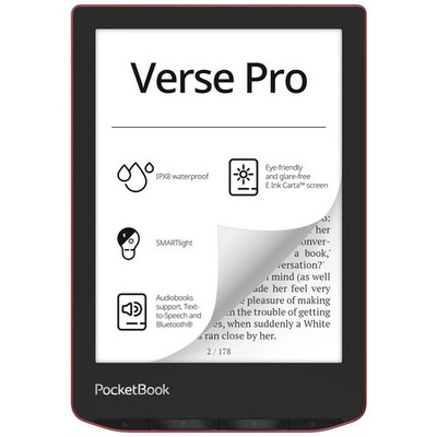 PocketBook Verse Pro eBook-Reader 15.2 cm (6 Zoll) Rot